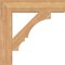 Ekena Millwork Balboa Block Smooth Bracket, Western Red Cedar, 5 1/2"W x 30"D x 30"H BKT06X30X30BOA05SWR - alternate 3